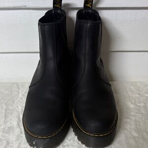 Dr. Martens Black Leather Chelsea Boots